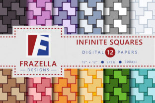 Infinite Squares Digital Paper Collection: A Versatile Resource for Creative Projects