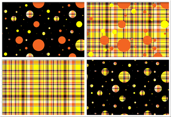 Polka Plaid, Orange Yellow: A Distinctive Pattern Identity Between Two Worlds