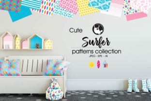 Surfer-Inspired Pattern Backgrounds: High-Quality, Ready-to-Use Design Assets for Real Projects