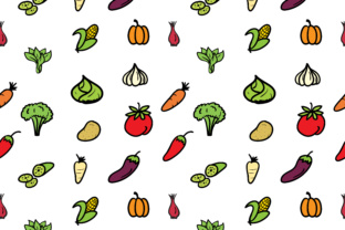 Vegetables Seamless Pattern